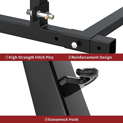 YITAMOTOR 3 Point Hitch Pallet Fork, 1500lbs Capacity Adjustable Pallet Fork Quick Hitch for Category 1
