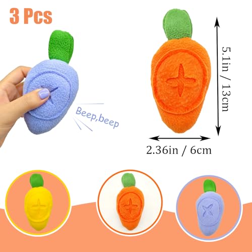 Rabbit Foraging Enrichment Toy Slow Feeder Food Hide Puzzle Toys Boredom Relief Olfactory Training for Small Animal Ferret Squirrel Guinea Pig (6pc) - size: 6pc