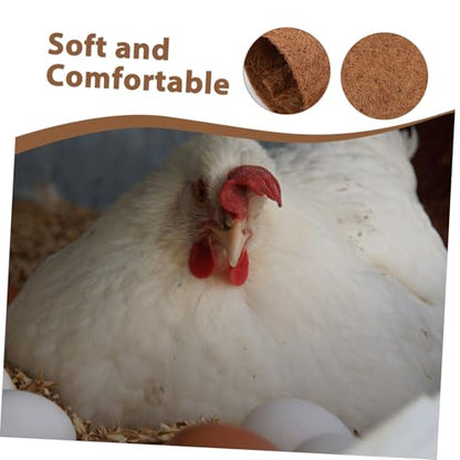 4pcs Washable Chicken Nesting Pads Nonslip Coconut Coir Mats for Coop Bedding Soft Comfortable Nesting Box Liners for Hens to Lay Eggs Thick
