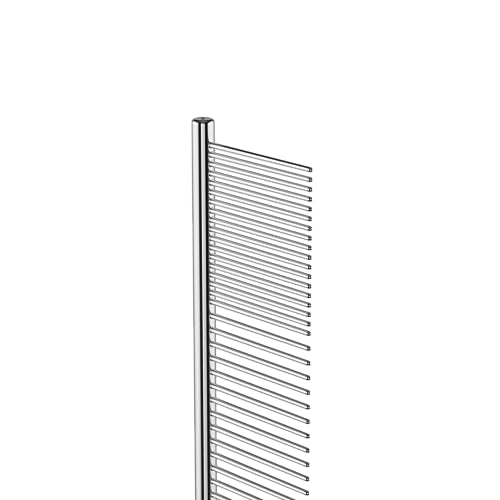 Andis 68545 Stainless Steel Pet Grooming Comb – Dematting Tool for Knots, Mats & Loose Hair Removal, 10-Inch, Professional Grooming Performance - size: 10 Inch