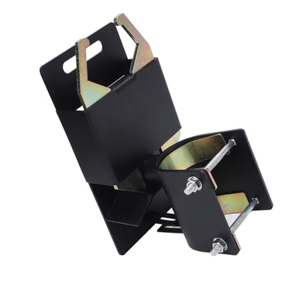 2 Way Lockable Farm Gate Latch, Heavy Duty Steel Zinc Livestock Gate Latch for Cattle Horse Corrals, Two Way Opening with Padlock Hole for 1-5/8 to 2 Inch Round Tube