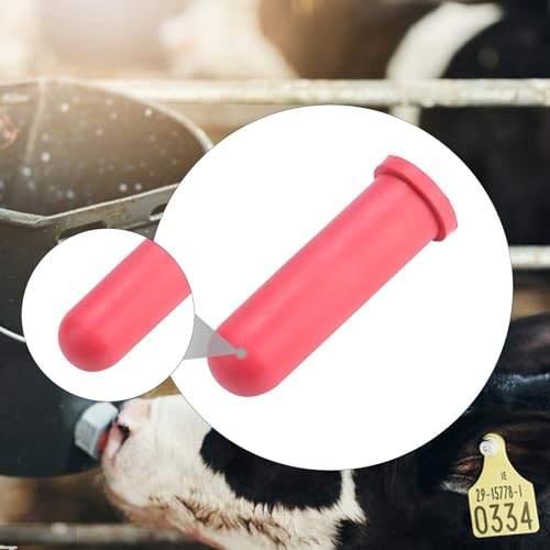 Calf Feeder Pacifier, Drink Nipple, Replacement Food Grade Soft Feeding Teat for Farm Animals Livestock Nursing Station
