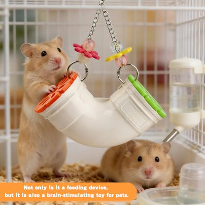 Mouse R-at Enrichment Toys Foraging,Treat Dispenser Rats-Foraging Toy,Interactive Slow Feeder Hanging Fancy Mice Cage Accessories Puzzle Forager for SugarGliders,Hamsters