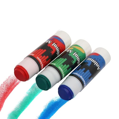 3Pack Livestock Marker, Farming Livestock Marking Tools Paint Accessorie for Pig Cattle Cow Sheep Horse Donkey Large Animal Crayons, Water Proof, Animal Skin Marking