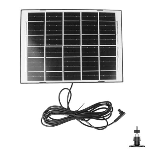 7W Solar Panel for Chicken Coop Door, USB-C Charging Type Port with New Cold-Proof Material Practical & Reliable 6V Waterproof Solar Panel Battery Charger 9.8 Feet Cord