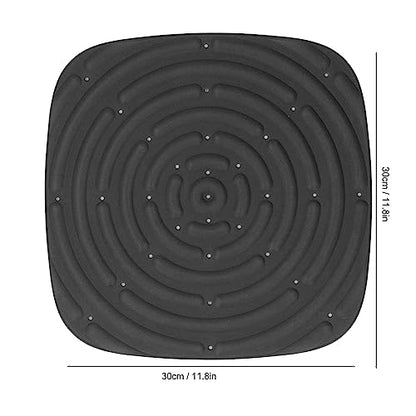 4pcs Chicken Nest Mat, Washable Poultry Nesting Box Pads PVC Water Proof Egg Collector Protector Liners for Laying Eggs Chicken Coop (Black) - color: Black