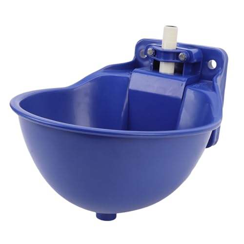Asixxsix Automatic Water Bowl, Thickened Plastic Large Capacity Livestock Trough, Auto Fill Waterer with Easy Installation for Cows Horses Sheep Dogs