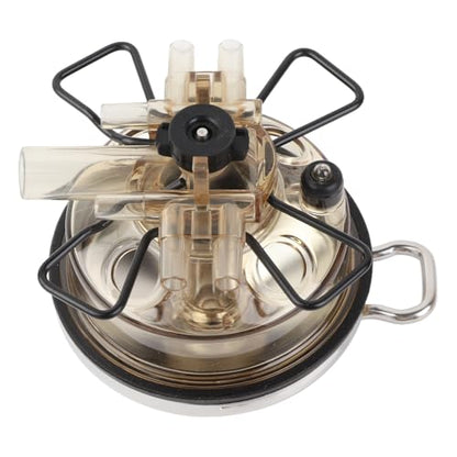 350cc Farm Milking Claw Collector, Milking Machine Accessories for Cow and Sheep, Milk Collector with Closed Valve and Straight Buckle, Durable PC Material Milking Tool