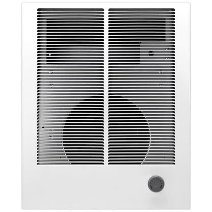 198 High Capacity Wall Heater supports recessed or surface mounting, 240 VAC, 4000W/2000W, Adjustable Front Thermostat For Living Rooms, Offices and Small Shops