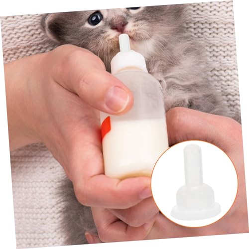 40pcs Silicone Pet Nurser Nipples Replacement Pacifiers for Small Animals for Rabbits and Chinchillas Soft and Safe Feeding Accessories