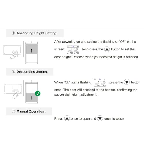 Automatic Chicken Coop Door, Large Size Solar Powered with Timer, Light Sensor, Anti Pinch, Remote Control, Manual Override, Weatherproof IP44, for Hens Ducks Geese Poultry (US Plug 100-240V)