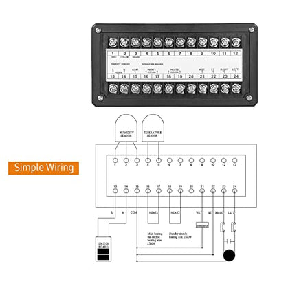 Automatic Egg Incubator 160V-220V 50Hz, Digital LED Display with Humidity Control & Auto Egg Turner for Chicken Duck Quail Eggs, Hatching Machine for Poultry Breeding