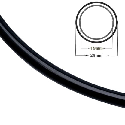 Eastrans 3/4" ID Silicone Tubing, Food Grade 3/4" ID x1" OD Flexible Pure Silicone Hoses High Temp for Home Brewing,5 Feet Length,Black - size: 3/4" ID x1" OD, style: 5 Feet