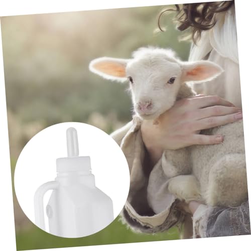 HEMOTON 850ml Silicone Sheep Nursing Bottle for Calves and Piglets Veterinary Feeding Supply Replacement Nipples for Livestock