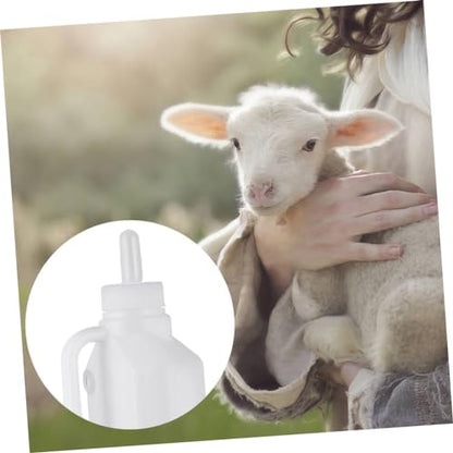 HEMOTON 850ml Silicone Sheep Nursing Bottle for Calves and Piglets Veterinary Feeding Supply Replacement Nipples for Livestock