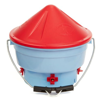 Little Giant® Deluxe Hen Hydrator | 1 Gallon | Gravity Fed Poultry Waterer | Durable Water Dispenser for Flocks | Made in USA