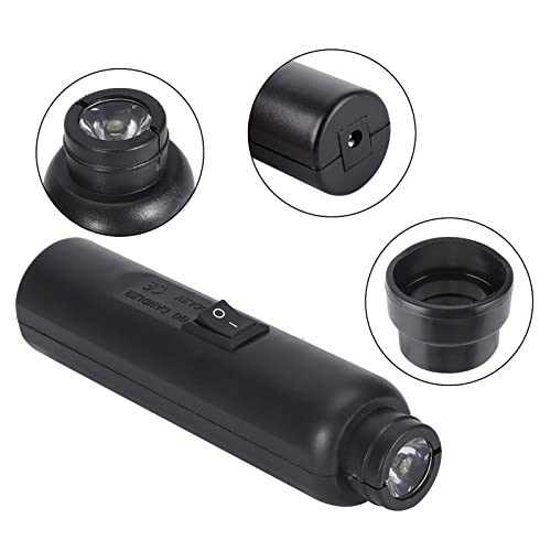 Egg Candler, High Power LED Light with Magnifying Lens for Poultry Breeding, Dual Power Battery or Mains Operated (Egg Candler + Battery Box)