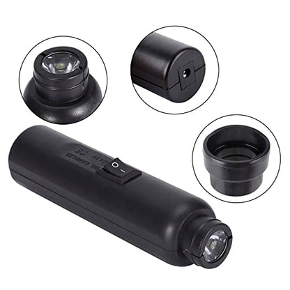 Egg Candler, High Power LED Light with Magnifying Lens for Poultry Breeding, Dual Power Battery or Mains Operated (Egg Candler + Battery Box)