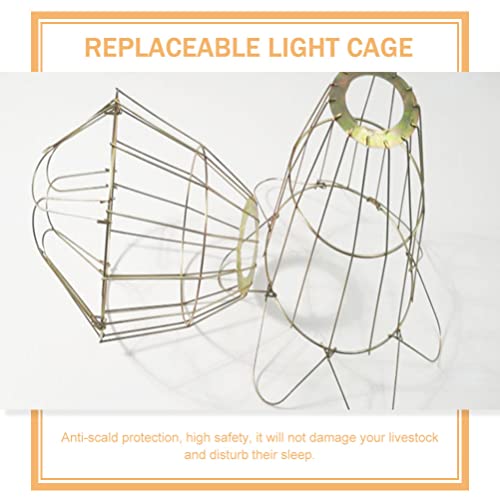 ibasenice Heat Lamp Bulbs Livestock Lamp Shade Explosion Proof Explosion Proof Heating Anti Scald Net 3 Pcs Snake Cage