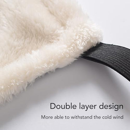 Brrnoo Warm Blanket Thickened Oxford Cloth Double Layer Half Wrap Warm Covers for Leg Waist Office Home