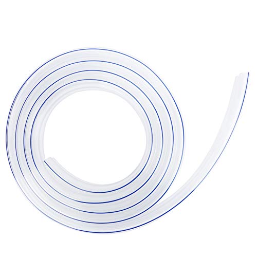 Generic Milking Machine Hose Replacement, 3 Meter Transparent PVC Tube G1 8 Thread Wear and Pressure, Ideal for Dairy Farm Piping