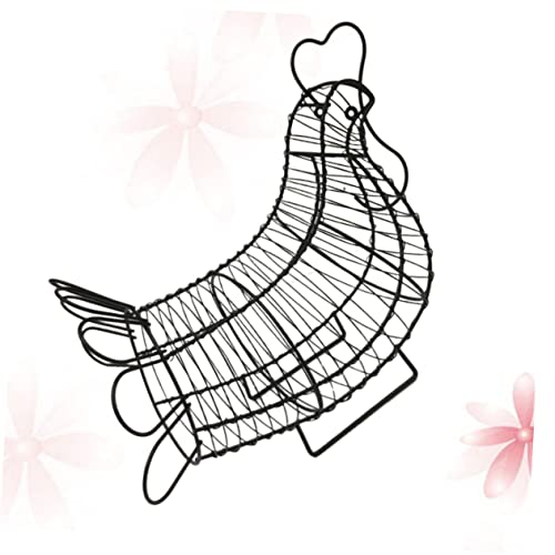 Iron Wire Egg Basket Storage Container Egg Collection Basket Storage Wire Basket Egg Rack Egg Shelf