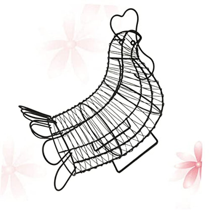 Iron Wire Egg Basket Storage Container Egg Collection Basket Storage Wire Basket Egg Rack Egg Shelf