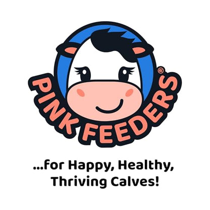 Thriver Screw-in Calf Teat – Soft Rubber Vanilla-Scented Replacement Nipples for Calf Feeders – Leak-Resistant Design, Durable Screw-in Fit (6)