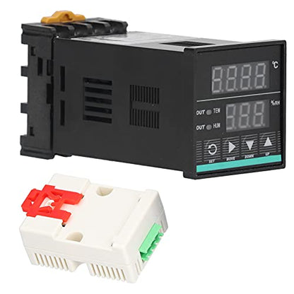 Temperature Humidity Controller, Digital Smart Monitor, AC85 - 265V - Sensors, Wide Measuring Range, Industrial Use