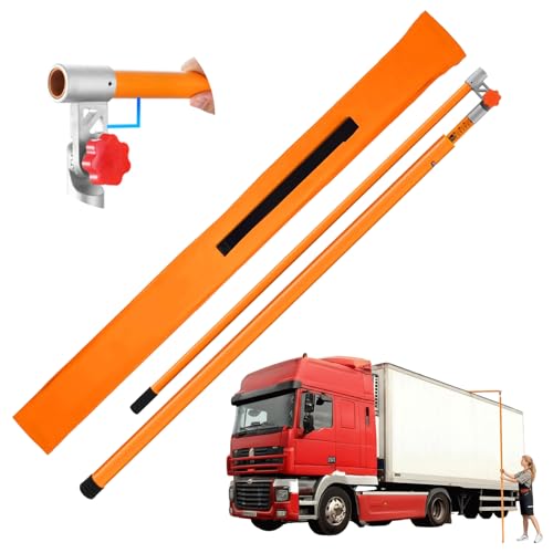 15FT Load Height Measuring Stick, Metric& Imperial, Sturdy Fiberglass Truck Height Stick with Adjustable Pole,Professional Non-Conductive Truck Height Measuring Stick for Trucks Car Haulers Trailer - size: 15FT