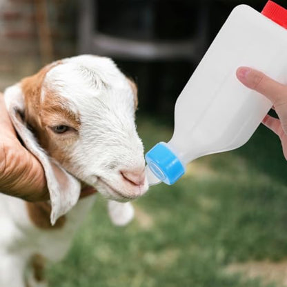 Toddmomy Calf Feeding Bottle Nursing Baby Goat Bottle Lamb Milk Feeder for Farm Small Animals 9.05X4.92X3.14In Efficient Animal Milk Feeder