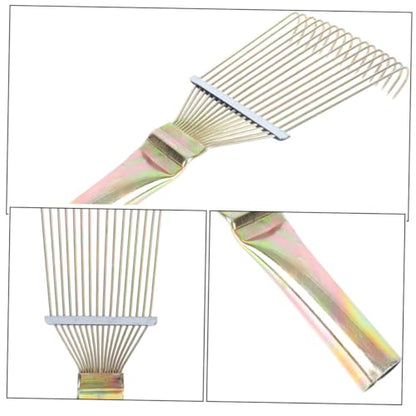 INOOMP 2pcs Horse Grooming Brush Heavy Duty Horse Hair Rake for Shedding Cattle and Sheep Easy to Clean and Comfortable Grip