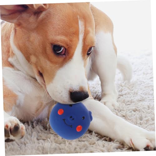 2pcs Pig-Shaped Dog Chew for Dogs and Puppies Squeaky Teething Balls for Dental Health and Interactive Play Indestructible Puppy