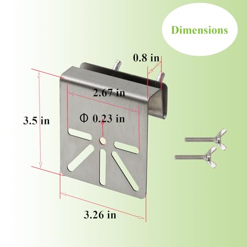 Gutter Mount Bracket Compatible with Eufy SoloCam S340/S330/E30 | No Drill Installation Weatherproof Mounting Bracket with Anti-Rust Screws for Outdoor