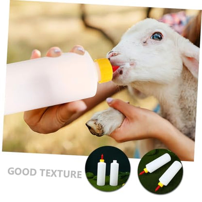 BESPORTBLE Small Animal Feeding Bottle Set Sheep Milk Bottle for Boys and Girls Easy to Clean
