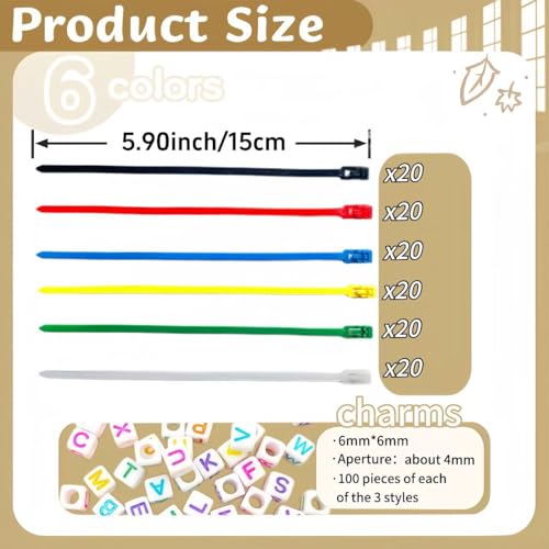 120 Pcs Adjustable Chicken Leg Bands, Colorful Poultry Identification Leg Bands with Number & Letter Charms for Chicken Duck Turkey Goose Farm Supply
