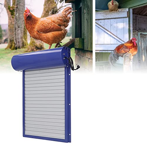 Automatic Chicken Coop Door, Solar Chicken Coop Door, Solar Powered Chicken Opener, Programmable Daily Control with Timer