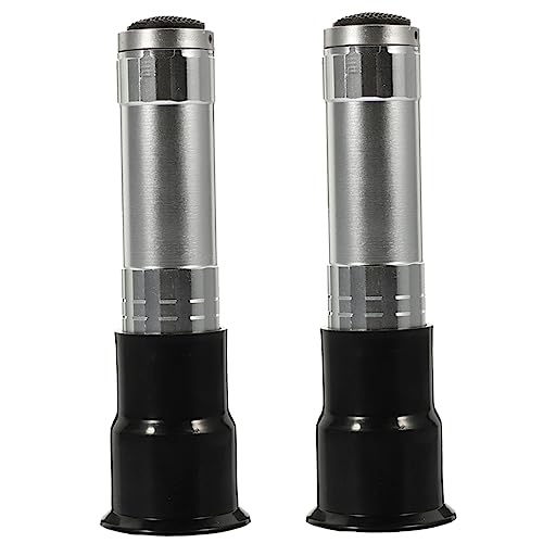 BESPORTBLE 2pcs Chicken Coop Egg Incubator Light Lamp Handheld Egg Candling for Hatching Quail Goose Incubators - color: Silver