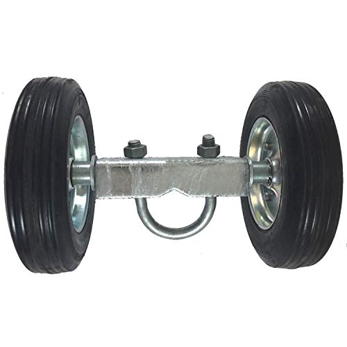6" CHAIN LINK ROLLING GATE HARDWARE KIT: (Chain Link Fence Gate Parts) (6" Rut Runner, 2 Track Wheels, 6 Track Brackets, 1 Rolo Latch) - size: Post Mount