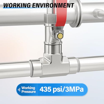TAILONZ PNEUMATIC 1" BSP Male x 1" BSP Male 304 Stainless Steel Pipe Nipple, 8" Length Cast Pipe Fitting, Threaded Connector（Pack of 3） - color: 8"(200MM), size: 1"BSP
