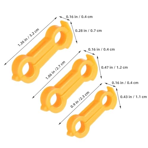 Chicken Leg Bands 60 Pcs Chick Leg Correction Brace PVC Adjustable Splay Support for Chicks Healthy Growth Reusable Poultry Care
