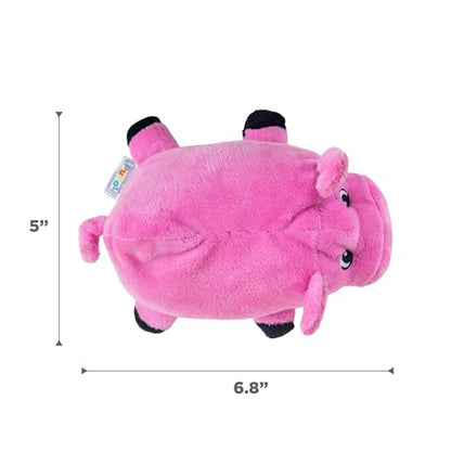 Outward Hound Fattiez Pig Plush Squeaky Dog Toy, Small - size: 6.75x5x3.5 Inch (Pack of 1), style: Pig
