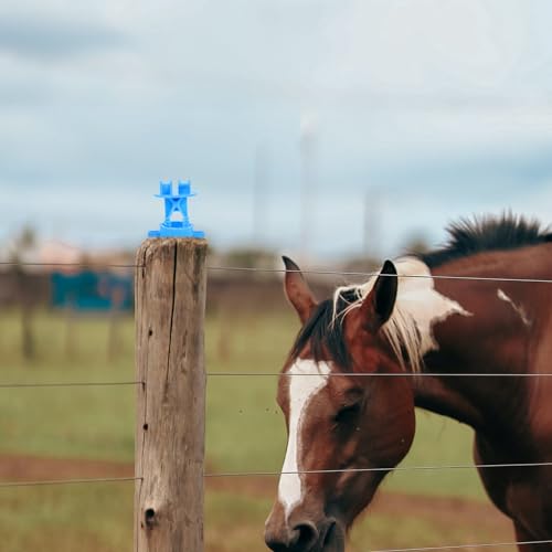 BESPORTBLE 50pcs Electric Fence Insulators High Strength Lightweight Fencing Accessories for Livestock Excellent Insulation Weather Resistance