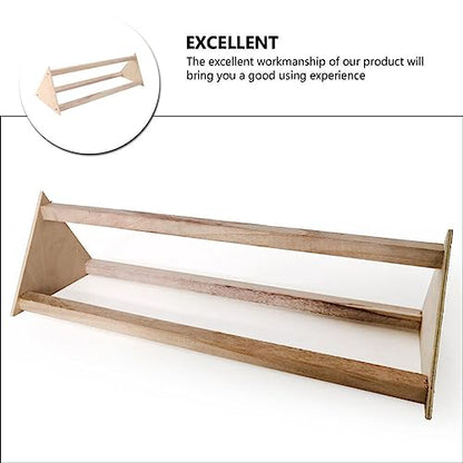 POPETPOP Chicken Perch - Wooden Chicken Roosting Bar Bird Perch Coop Accessories Chick Stand Trainning Toy Coop Toys for Hens Chicks Birds