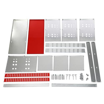 Chicken Nesting Boxes, 6 Hole Nesting Box for Chickens with Rollout Egg Collection, Galvanized Sheet Chicken Coop Laying Box for Hens