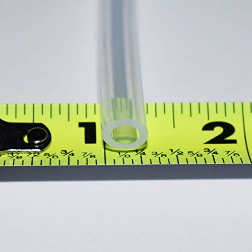 Ultra Clear Platinum Silicone Tubing - Food & Medical Grade - High Temp Hose (25 Feet, 3/16" ID x 5/16" OD) - size: 3/16" ID x 5/16" OD