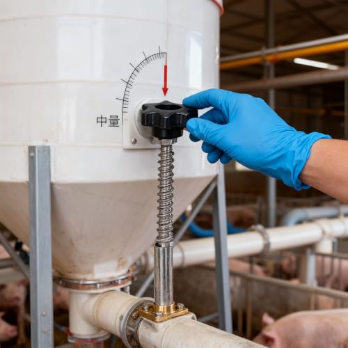 Luocute Piglet Feeding Trough Fixing Rod, Stainless Steel Feeder Bowl Support Holder with Easy Installation, for Breeding Equipment