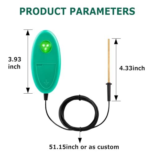 2 Pack Detects Electric Fence Energizer Pulse Flash Signal LED Light | Tester Indicator for pulsed energizers | Alert Device That Clips to Wire or Tape Fences - style: 2 Pack
