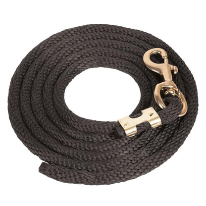 Mustang Poly Lead Rope 9ft. with Bolt Snap - color: Solid Grey