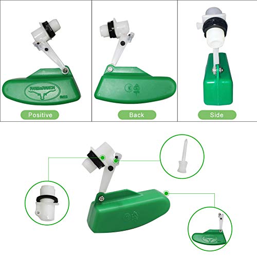Float Valve Automatic Fill Water Level Control 2pcs for Tank Bucket Pool livestock Waterer